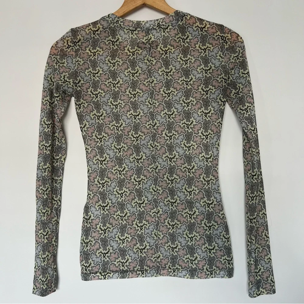 rag & bone Long Sleeve Tissue Top